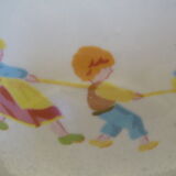 Retro pitcher with naive decorations