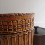 Large ceramic vase signed marius bessone vallauris 1950