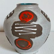 Ceramic ball vase west germany 50s