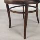 Kohn curved wooden armchair
