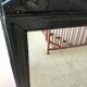 Antique mirror painted black, 143x82 cm