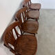 Lot 4 old vintage bentwood bistro chairs from the 70s