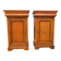 Pair of vintage bedside tables in solid cherry wood – Louis-Philippe style