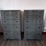 Pair of chests transition style LXV-XVI