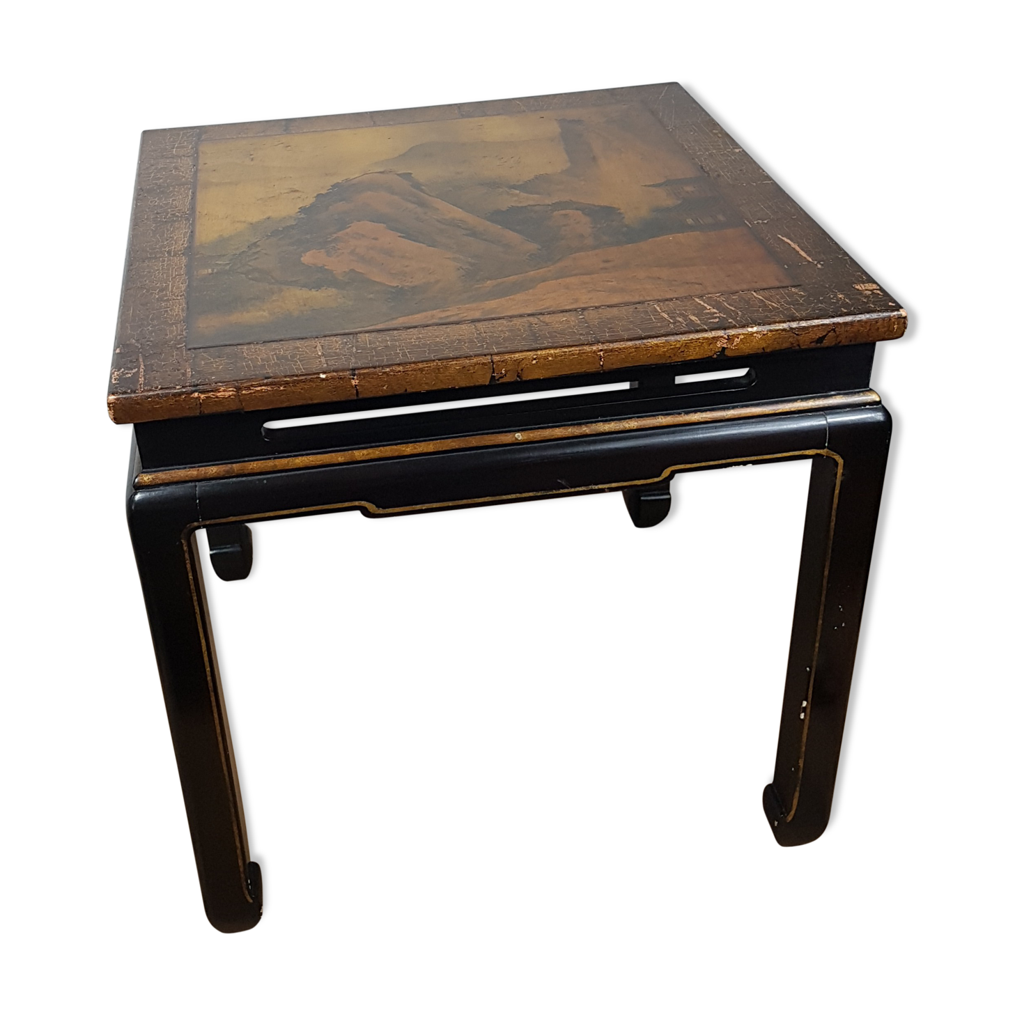 Chinese wooden and lacque coffee table