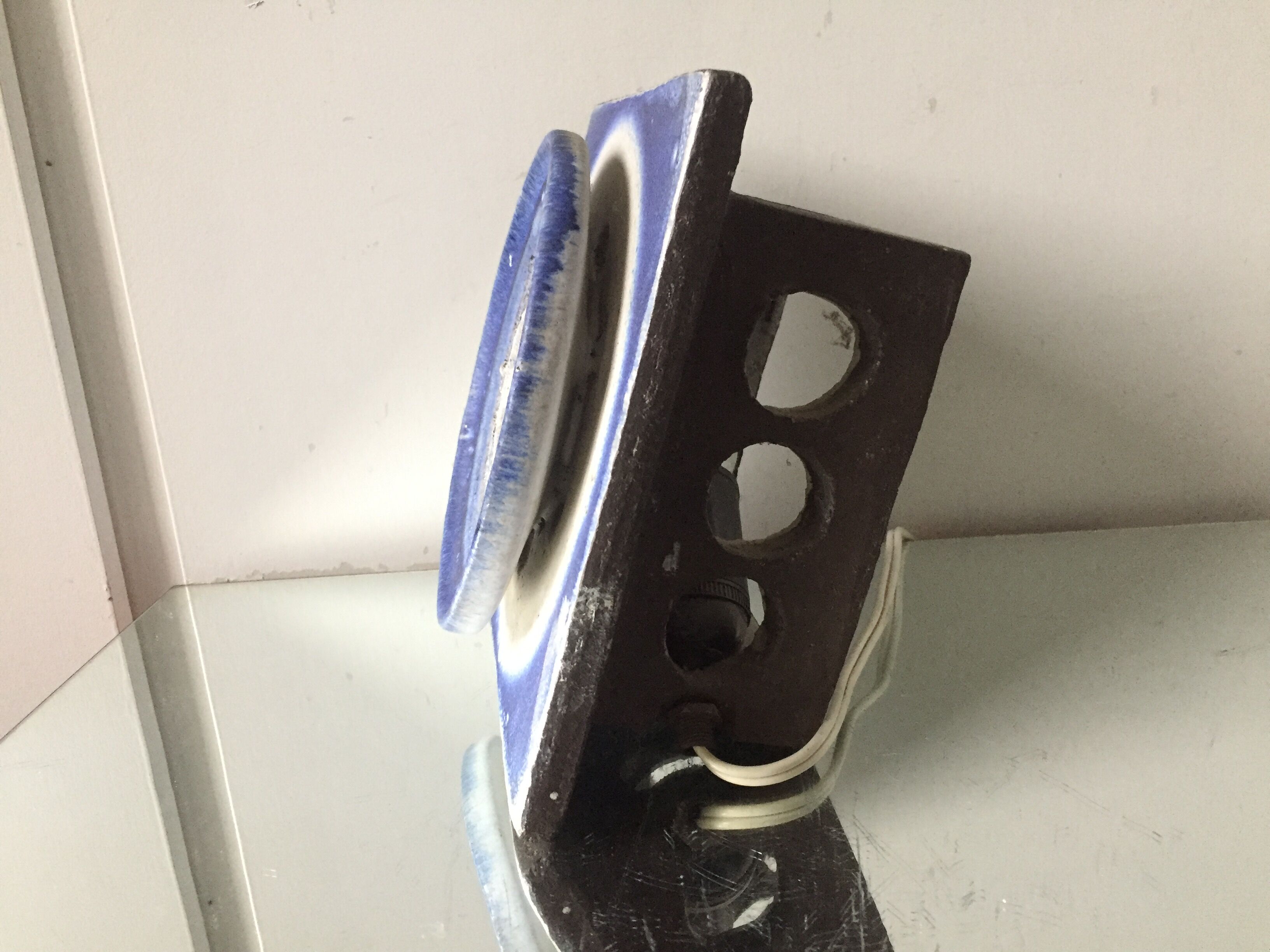 Danish Ceramic 1970’s Wall Lamp