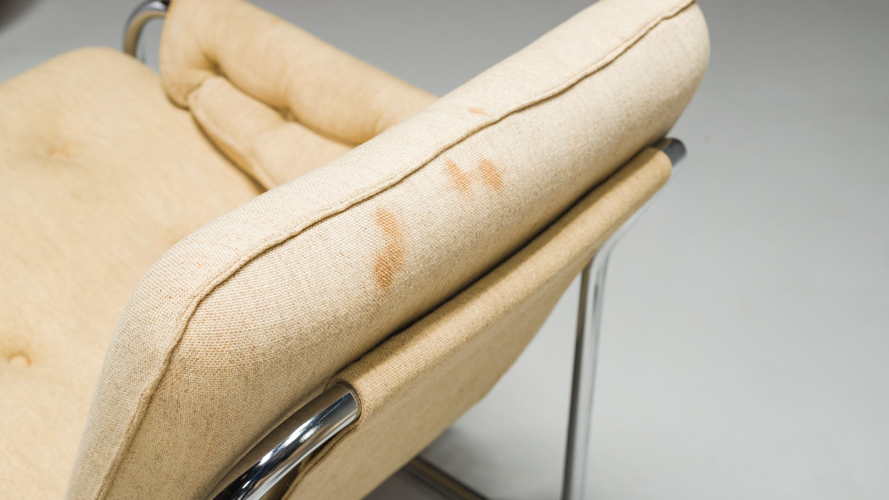 Three-Seater Borkum Sofa and Armchairs by Johan Bertil Häggström for Ikea, 1970s, Set of 2