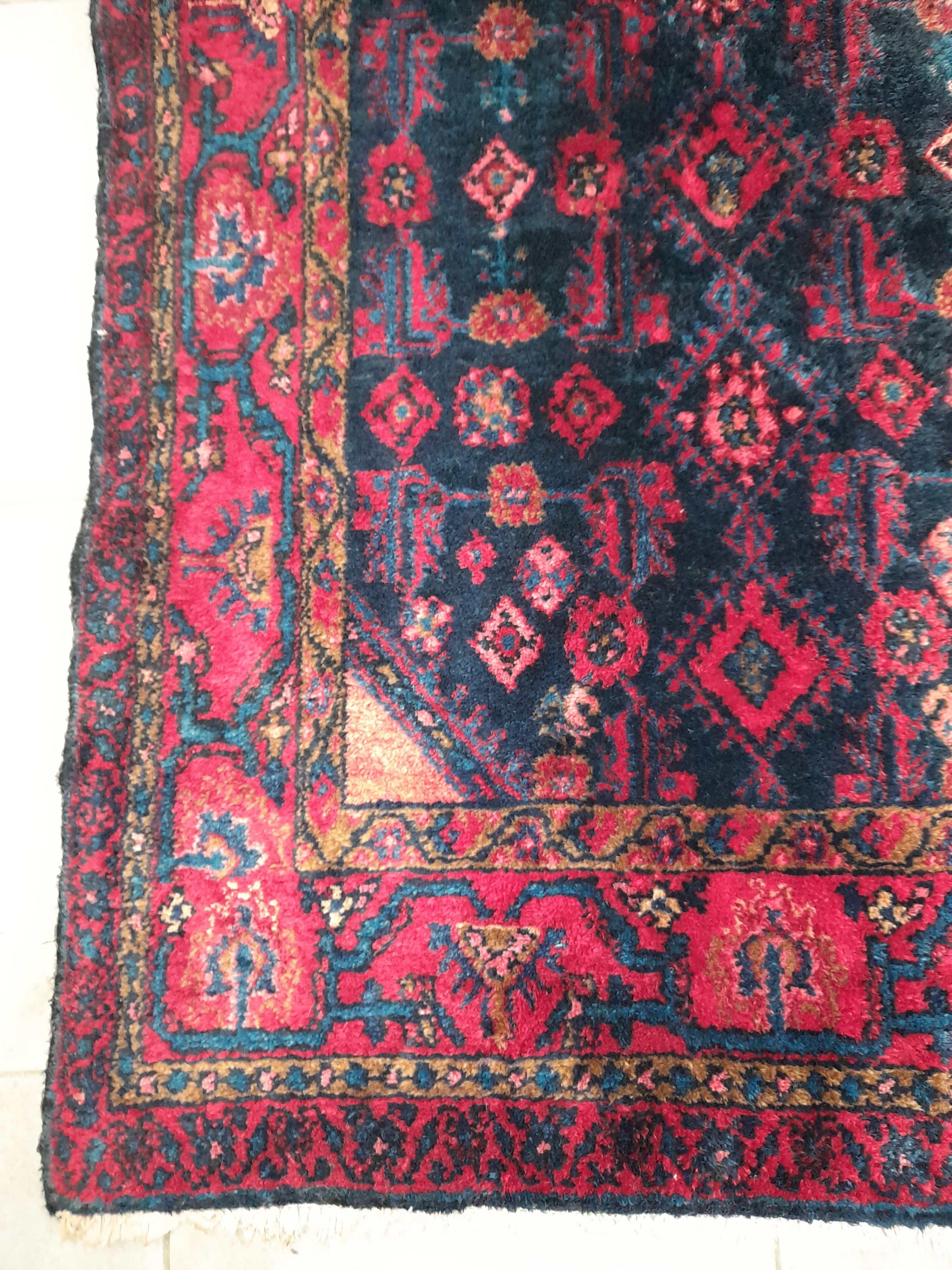 Superb Persian carpet 172x110 cm knotted hand