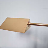 Lampe de bureau articulée en laiton, Boulanger (Belgique), 1970-80