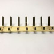 Vintage brass coat rack, 1970