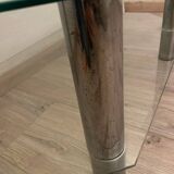 Glass and chrome furniture