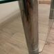 Glass and chrome furniture
