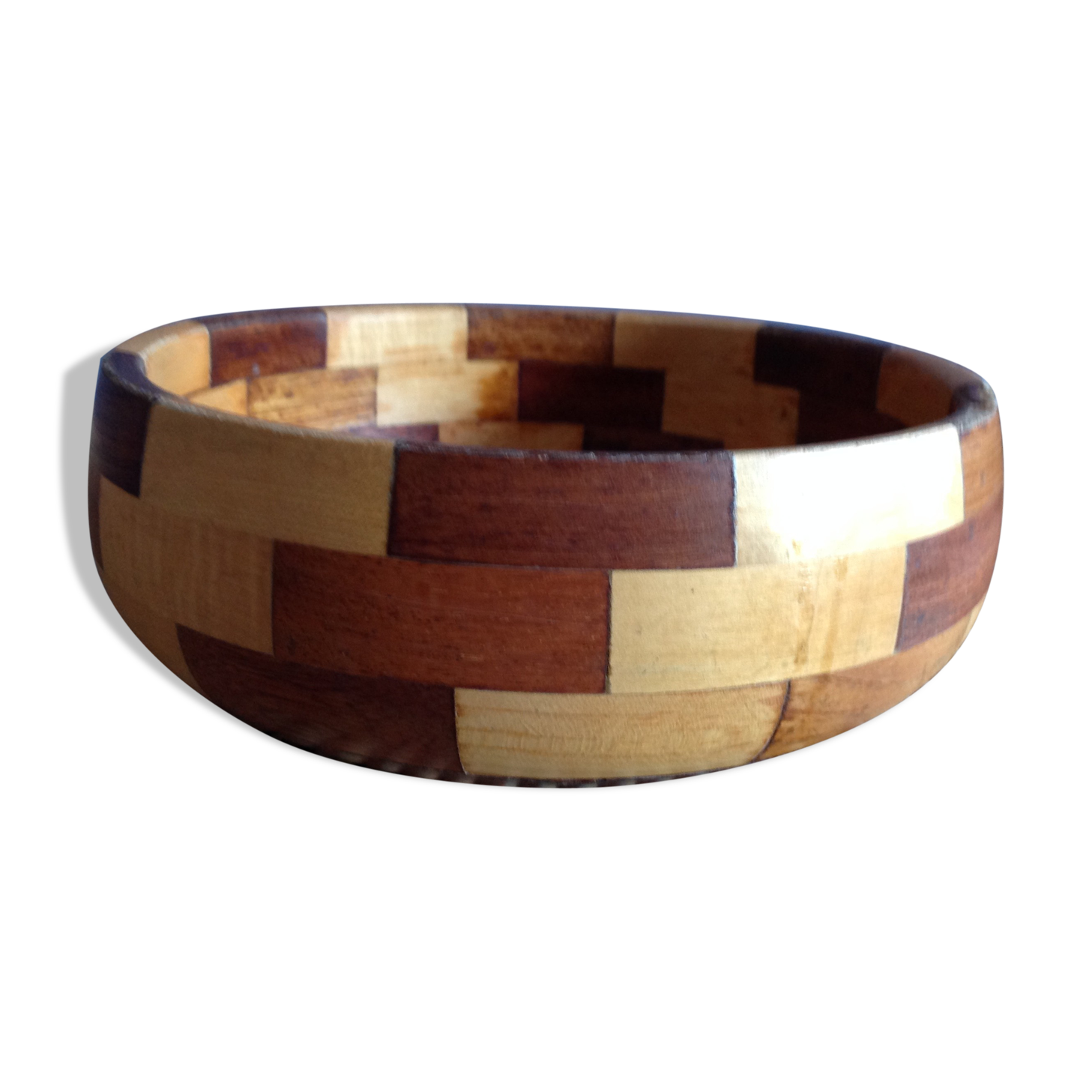 Wooden salad bowl