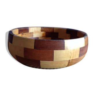 Wooden salad bowl