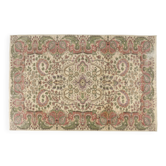 Handmade Anatolian Floral Carpet