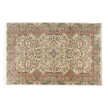 Handmade Anatolian Floral Carpet