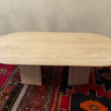 Travertine coffee table from the 70s-80s