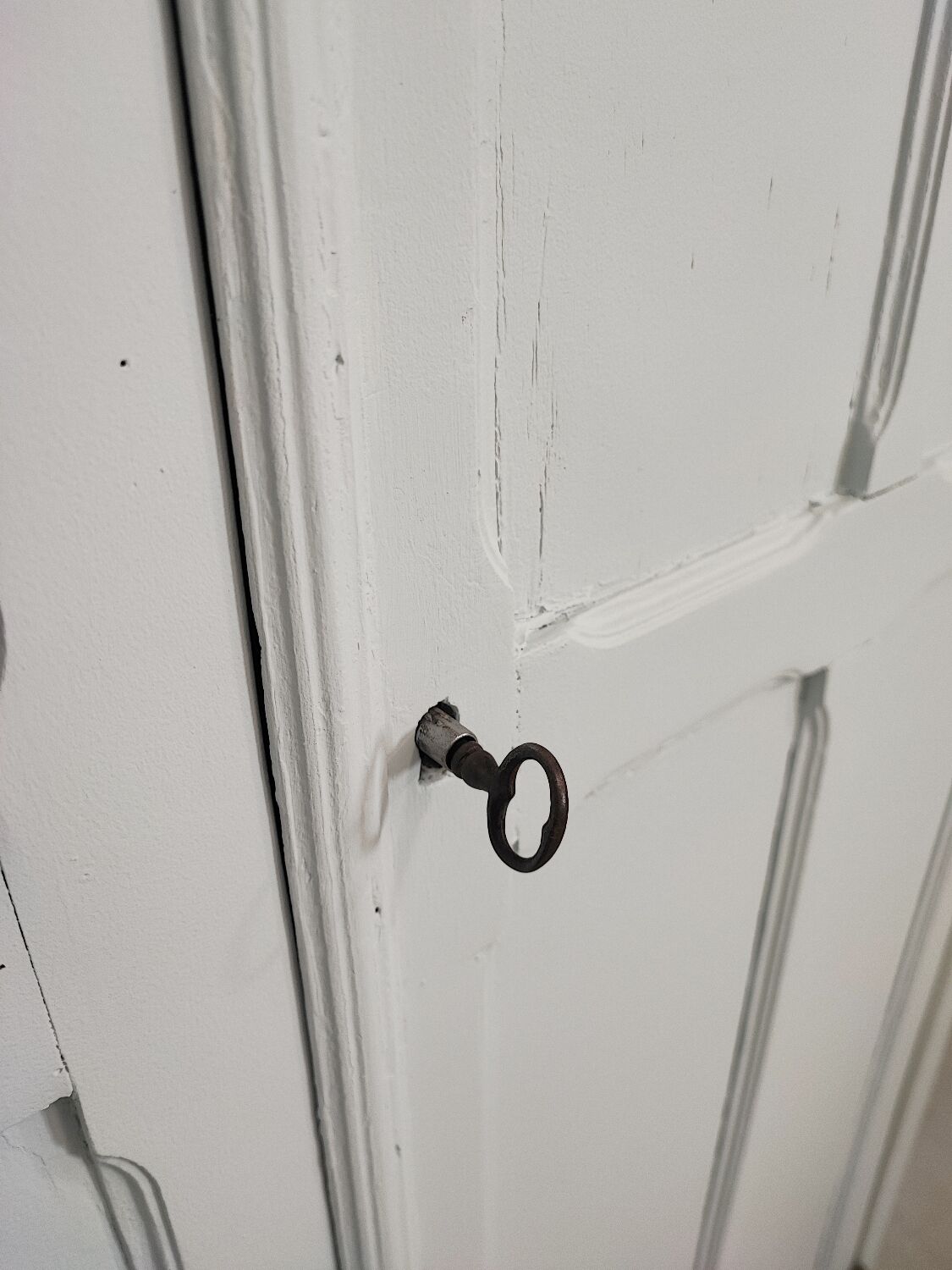 Parisian wardrobe with mirror