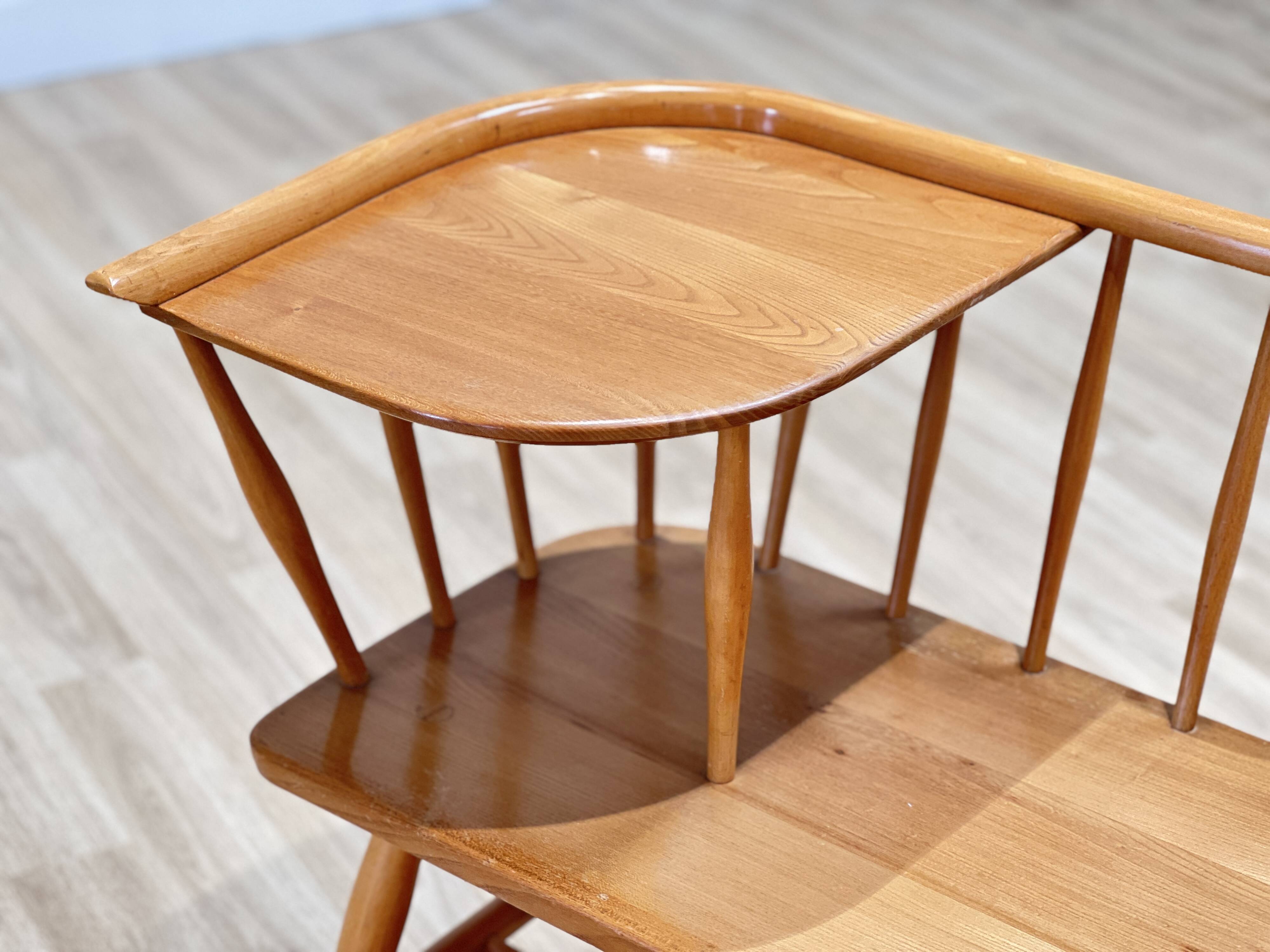 Ercol Telephone Seat by Lucian Ercolani, England 1960s