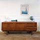 Vintage Scandinavian teak row