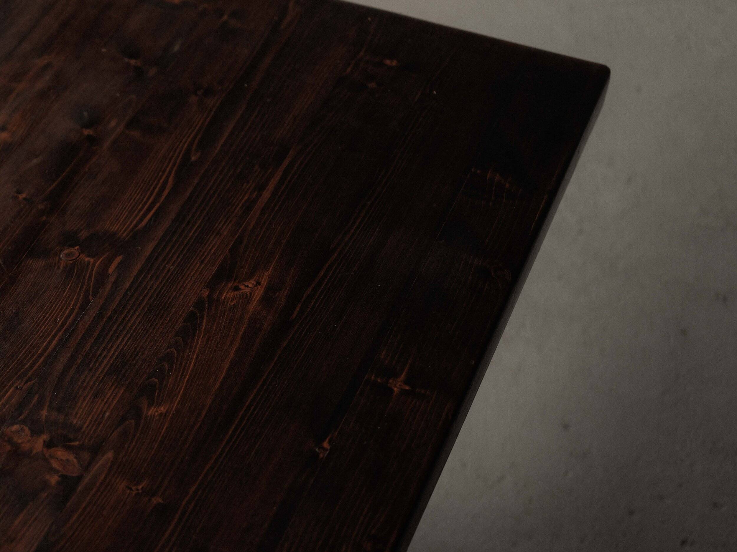 Modernist solid pine table, 1960s