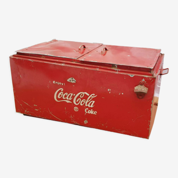 Coca-Cola double metal cooler