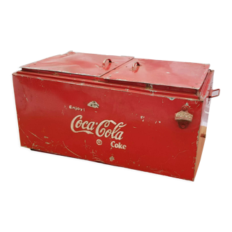 Coca-Cola double metal cooler
