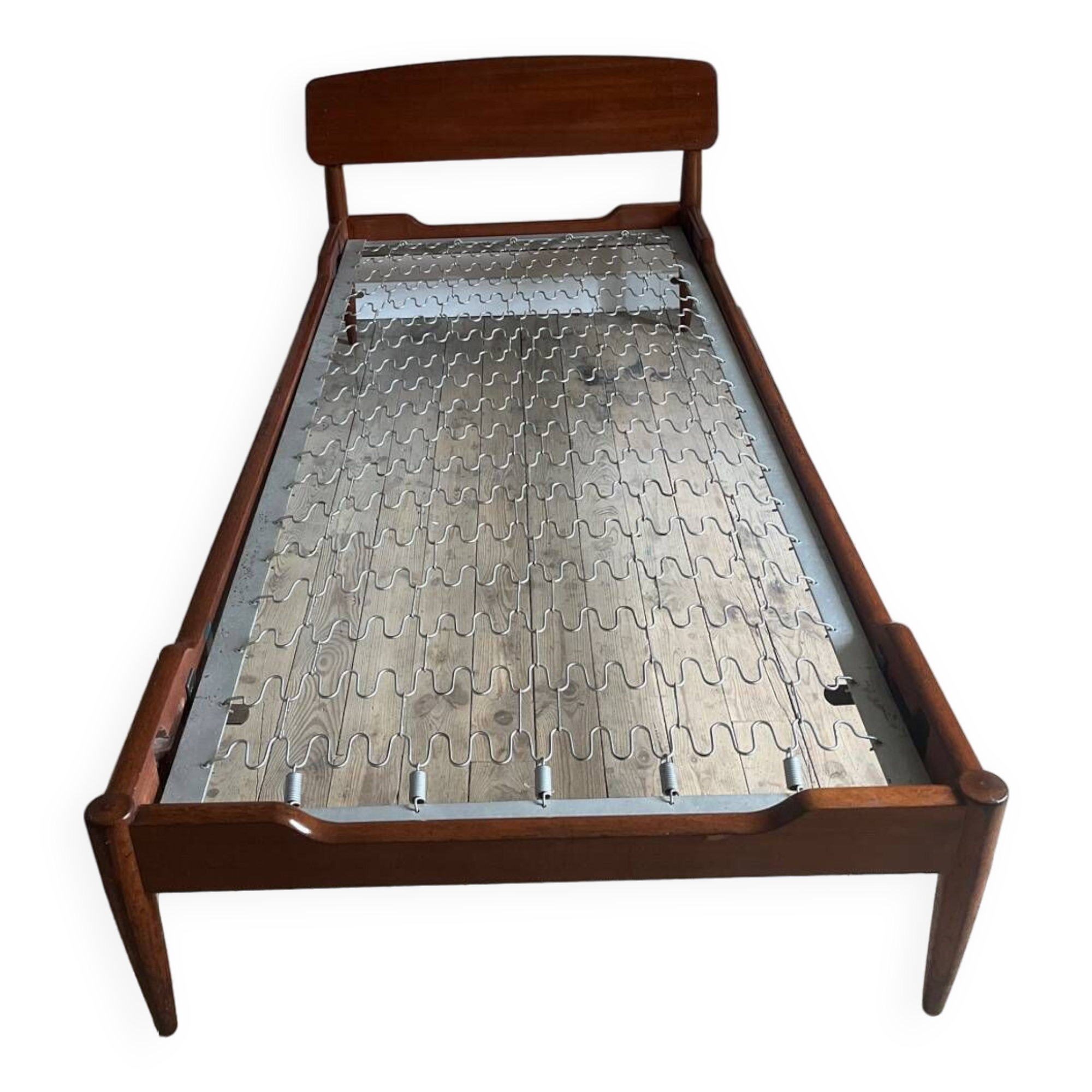 Teak bed by Henri Lancel from the 50s and 60s
