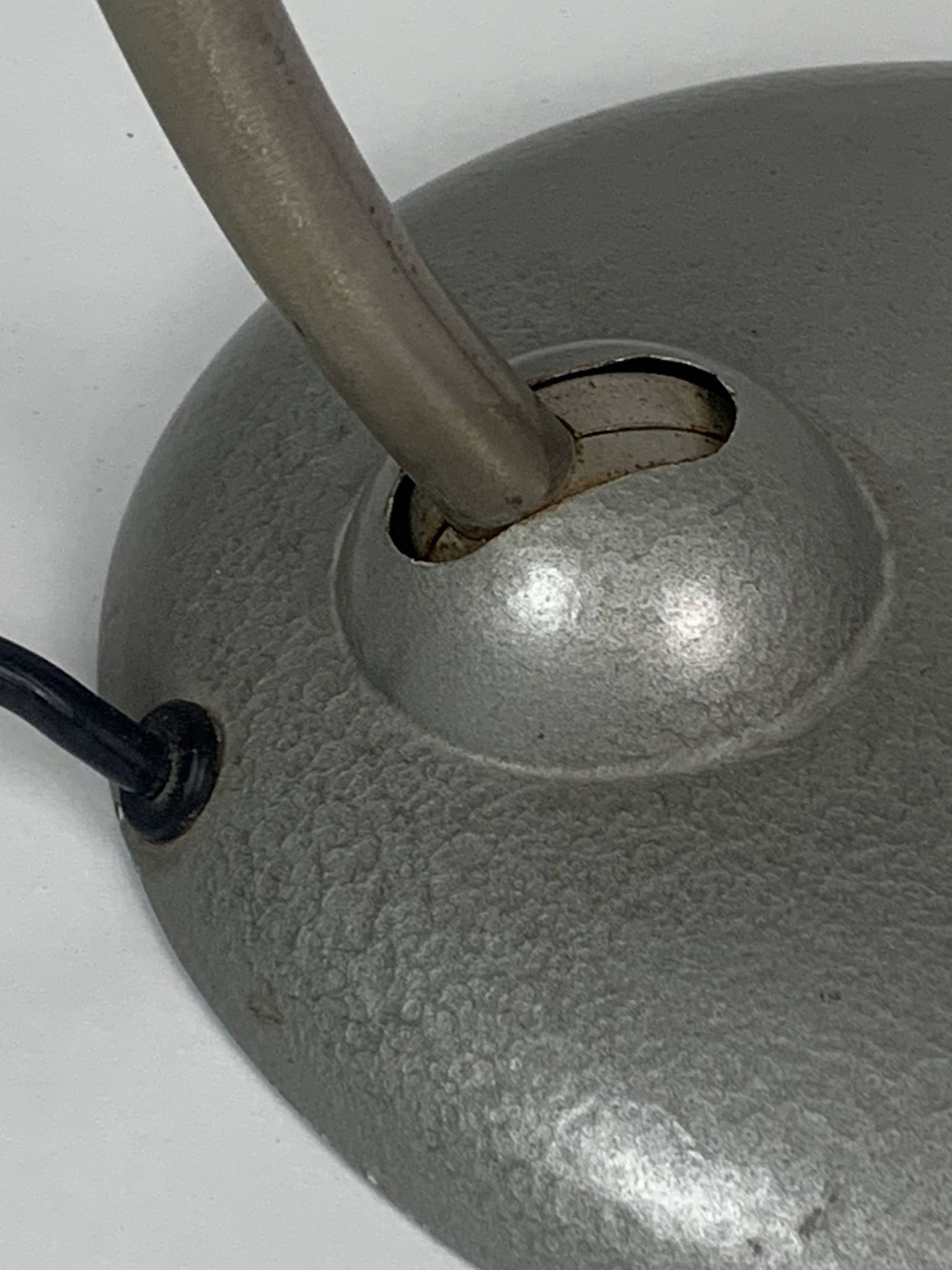 Modernist metal Bauhaus desk lamp, 1960s