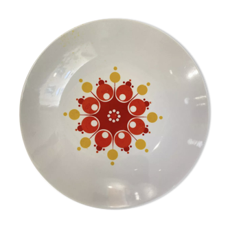 Plat rond vintage 70’s en porcelaine Winterling