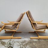 Paire de fauteuils design hollandais, 1970s