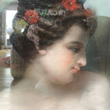 Portrait de jeune fille du XIXEME siècle