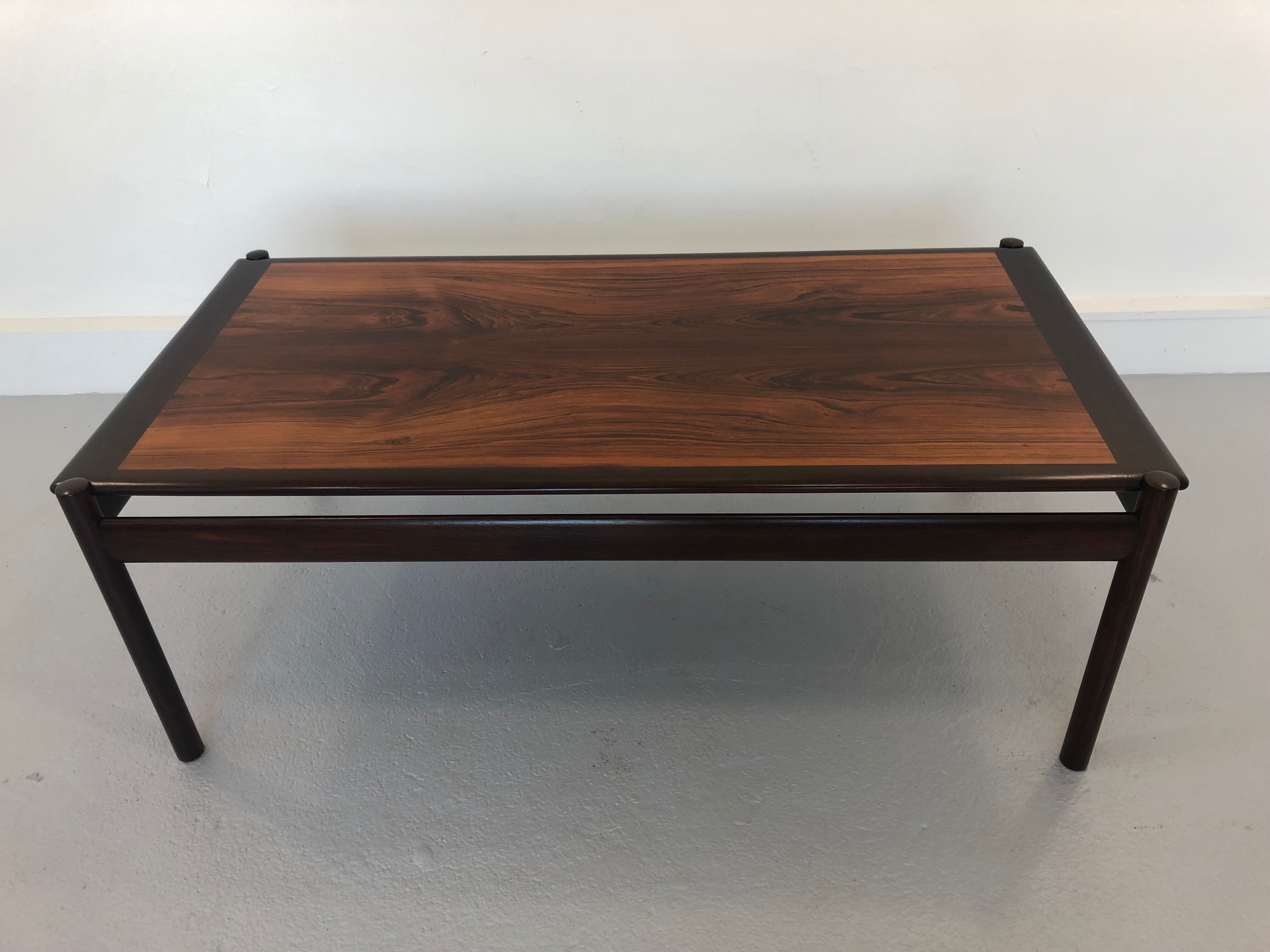 Mid-Century Modern Rosewood Coffee Table by Sven Ivar Dysthe,1970 s