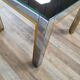 Table basse de Renato Zevi avec plateau en miroir, années 70