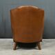 Fauteuil club solange en cuir de mouton