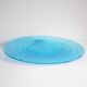 Grand plat en verre de style mid-century moderne en bleu azur par Oiva Toikka, Kastehelmi, Italie, 1979