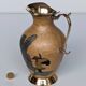 Pitcher, Hand painted brass jug