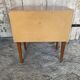 Antique Nightstand Scandinavian Wood Drawer + Vintage Case #E287