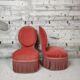 Pair of toad armchairs