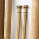 Set of columns and half-columns in solid oak.