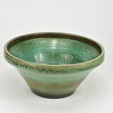 green enameled basin