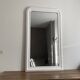 Louis Philippe mirror from the late 19th century. White. 140x82.