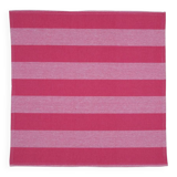 Lot de 6 serviettes de table à rayures roses