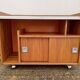 Vintage teak hifi cabinet by Berlioz 1970