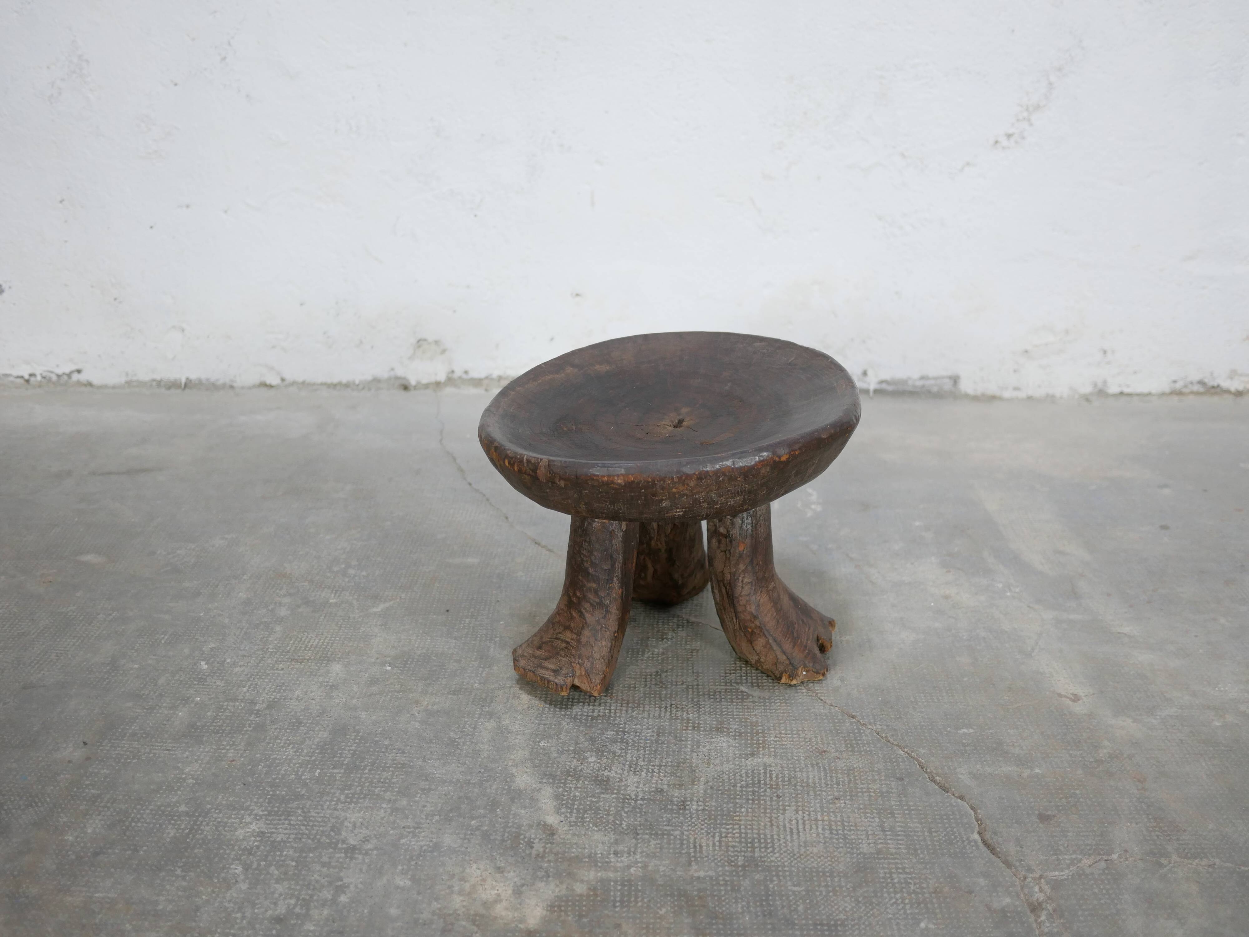 Antique African wooden stool