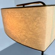 Vintage French design metal and brass floor lamp from the 1950s, Arlus