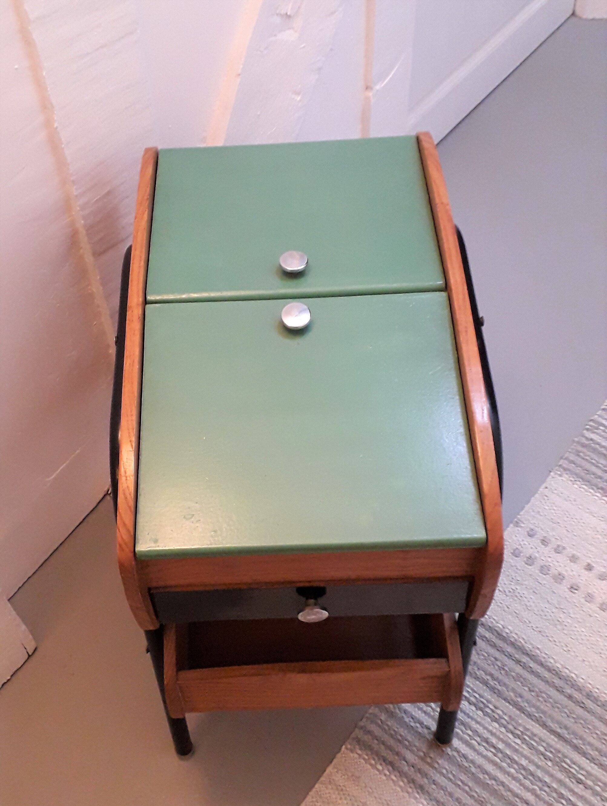 Vintage sewing basket