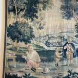 Tapisserie De Lille En Laine Et Soie Du 18° Siècle d'Après Teniers De l'Ate