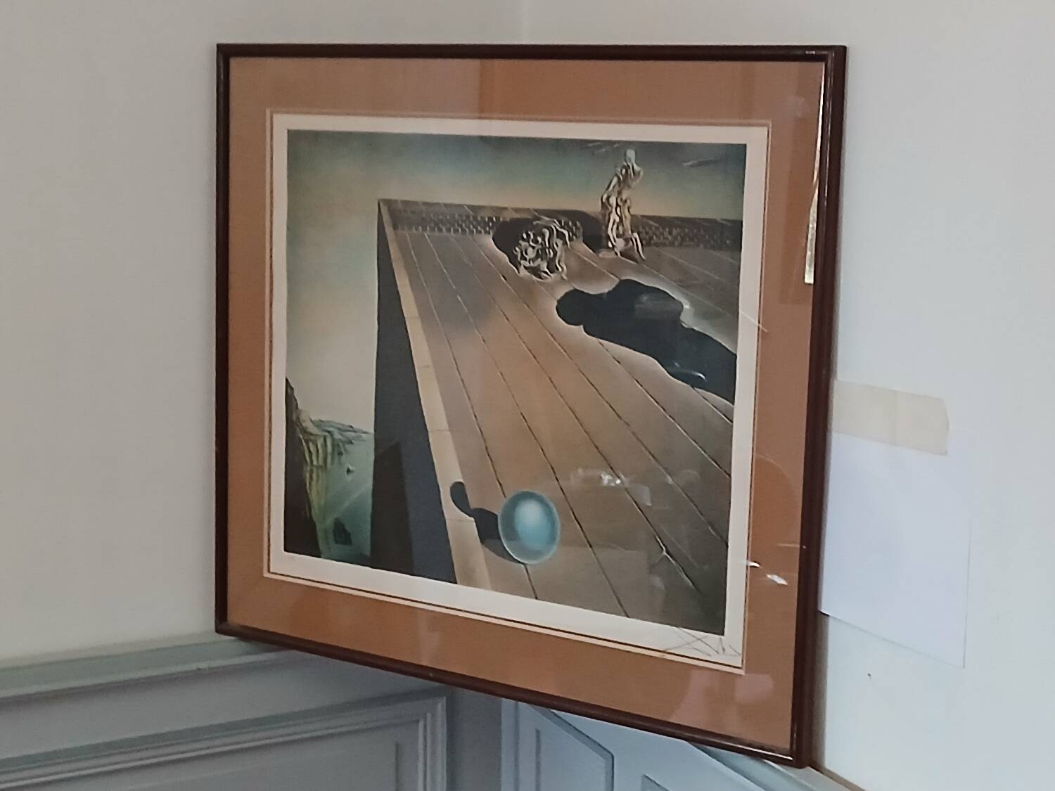 Lithograph by Salvador Dalli - after surrealist composition - signed proof d