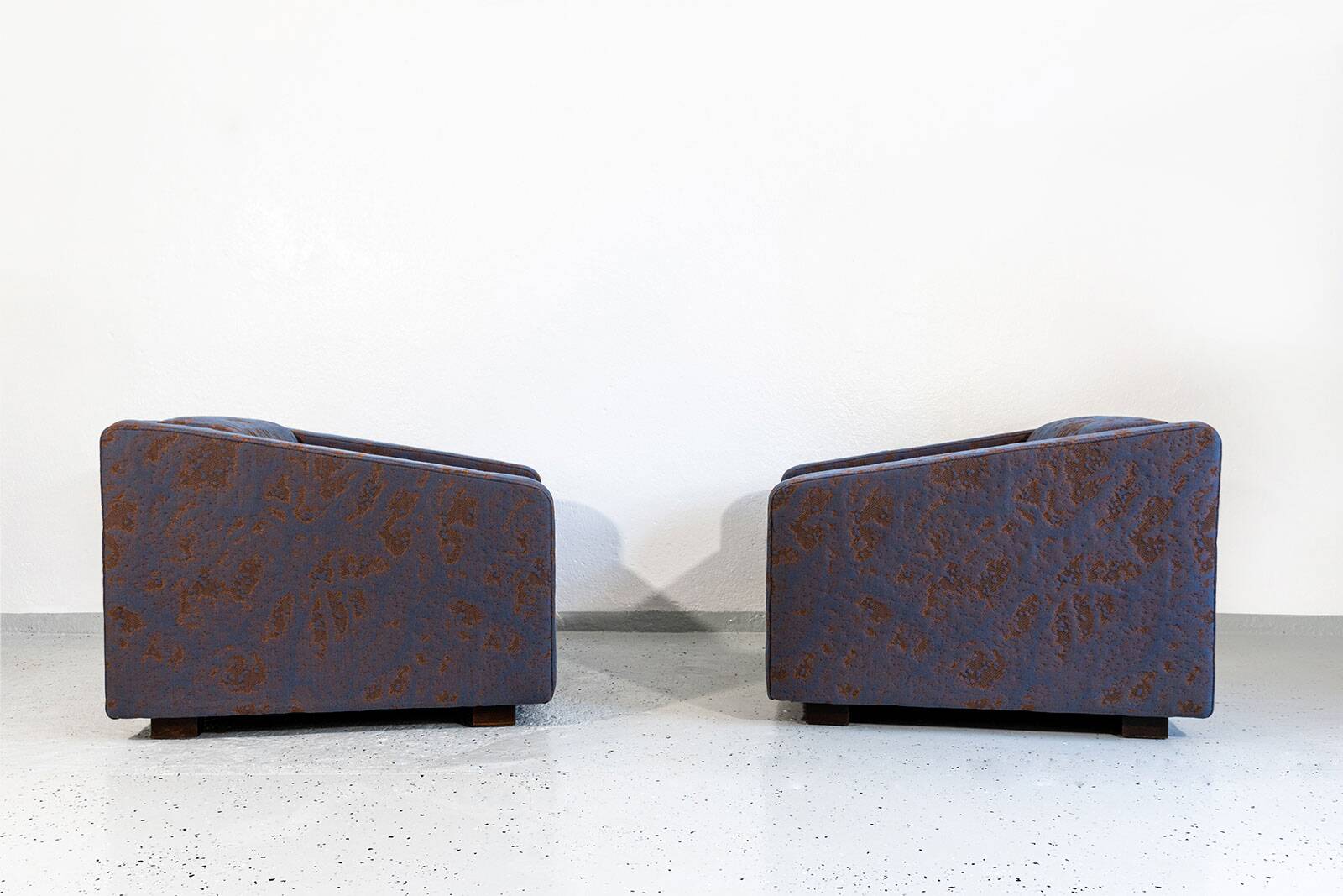 Vintage Geometric Armchairs By Zfm, Poland, 1970s, Set Of 2